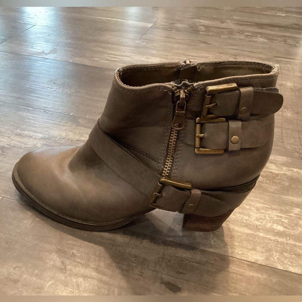 Target taupe brown Ankle Booties